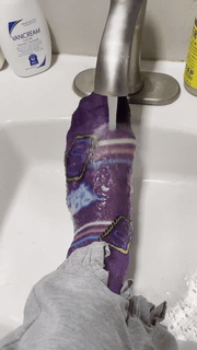 Evangeline's sock soak submission